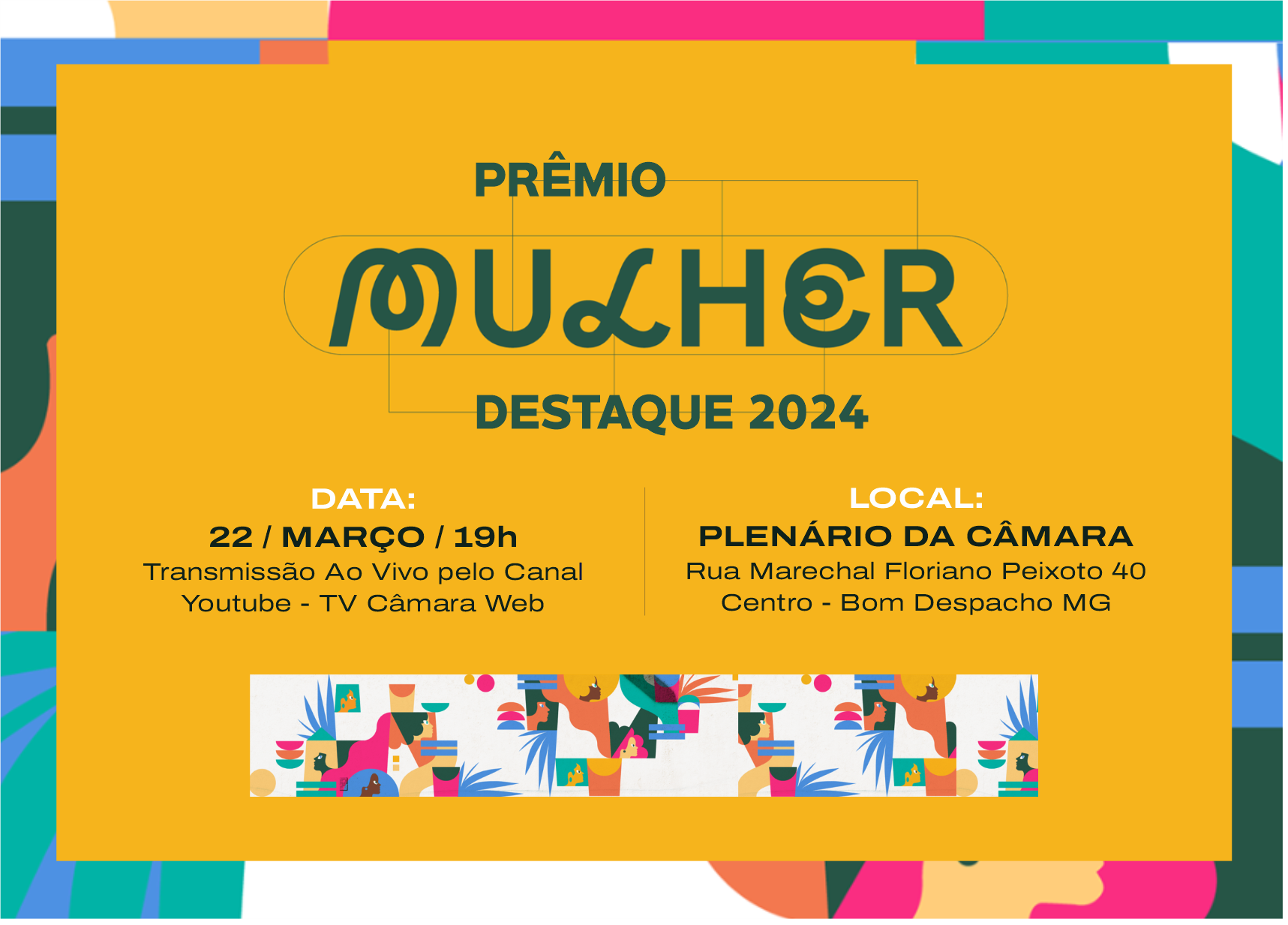 Câmara faz entrega do Prêmio Mulher Destaque 2024.